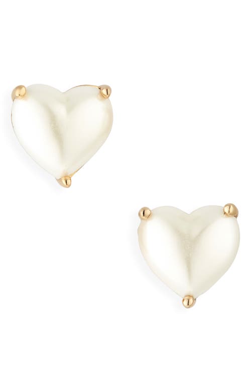 Kate Spade New York Kate Spade New York my love cubic zirconia heart stud earrings