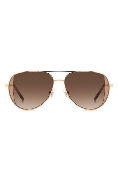 Kate Spade New York Kate Spade New York navigator 53mm aviator sunglasses