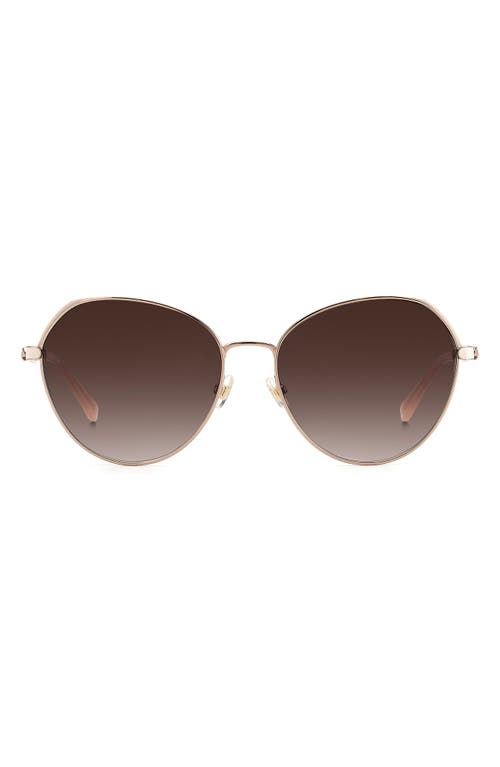 Kate Spade New York kate spade new york octavia 59mm gradient round sunglasses