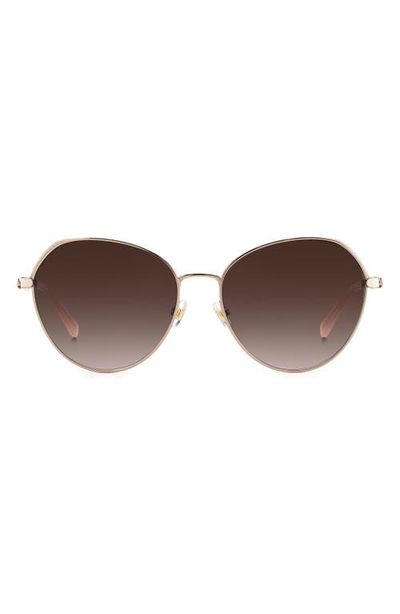 Kate Spade New York kate spade new york octavia 59mm gradient round sunglasses