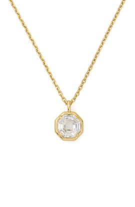 Kate Spade New York Kate Spade New York Opulence Cubic Zirconia Octagon Pendant Necklace