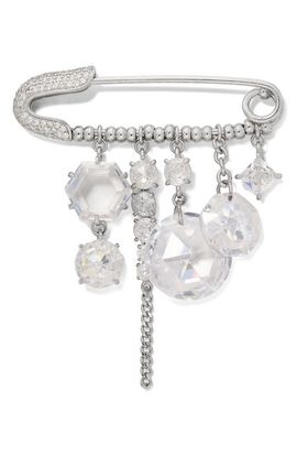 Kate Spade New York Kate Spade New York Opulence Cubic Zirconia Safety Pin Brooch