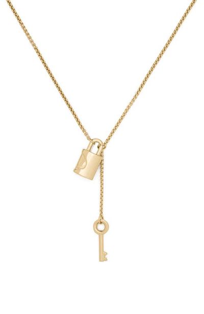 Kate Spade New York Kate Spade New York Padlock and Key Pendant Necklace