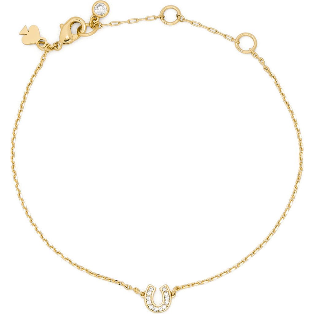 Kate Spade New York Kate Spade New York pavé horseshoe charm bracelet