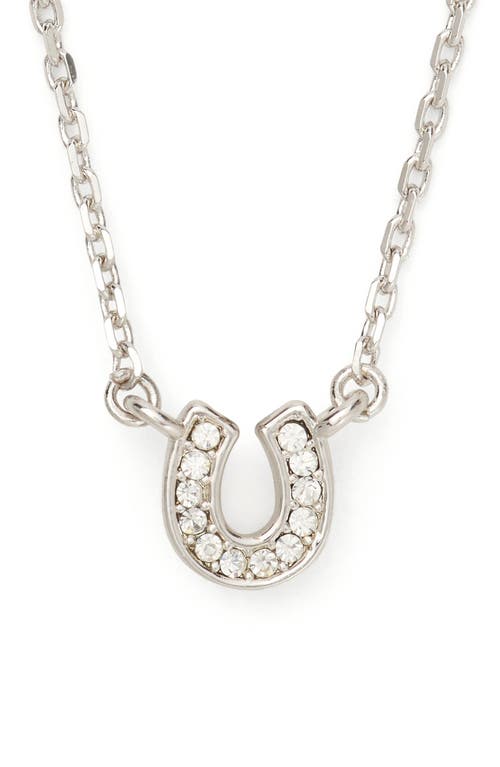 Kate Spade New York Kate Spade New York pavé horseshoe pendant necklace