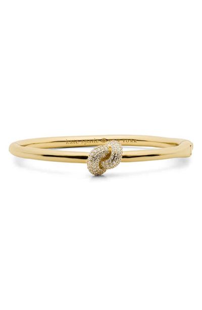 Kate Spade New York Kate Spade New York Pavé Knot Hinge Bangle