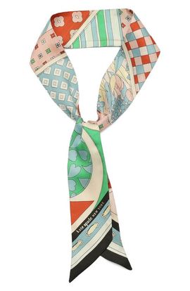 Kate Spade New York Kate Spade New York repatched silk skinny scarf