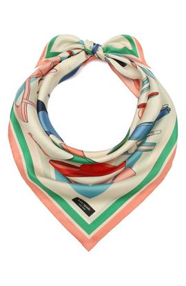 Kate Spade New York Kate Spade New York shoes print silk square scarf