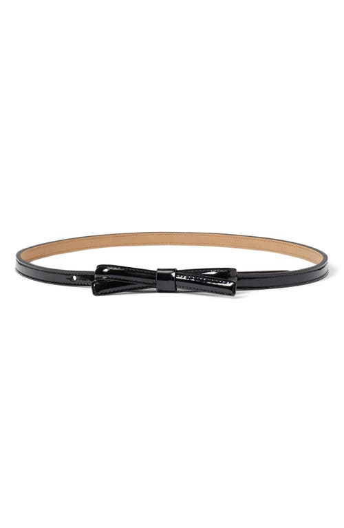 Kate Spade New York Kate Spade New York shoestring bow leather belt
