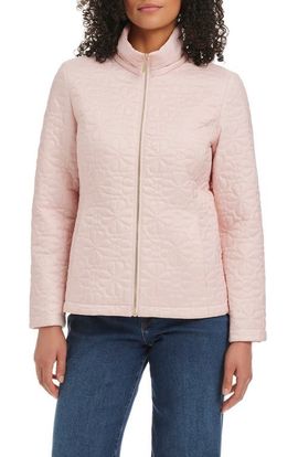 Kate Spade New York Kate Spade New York short spade flower quilted jacket