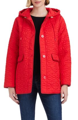 Kate Spade New York Kate Spade New York spade floral quilted a-line jacket