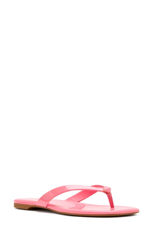 Kate Spade New York Kate Spade New York spade flower patent leather flip flop