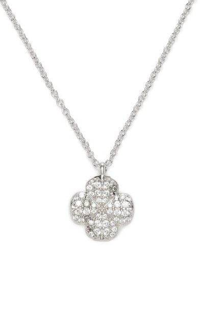 Kate Spade New York Kate Spade New York spade flower pavé pendant necklace