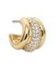Kate Spade New York kate spade new york Tiny Twinkles Pave Triple Row Huggie Hoop Earrings - 2