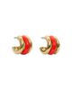 Kate Spade New York kate spade new york Tiny Twinkles Triple Row Huggie Hoop Earrings - 1