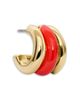 Kate Spade New York kate spade new york Tiny Twinkles Triple Row Huggie Hoop Earrings - 2