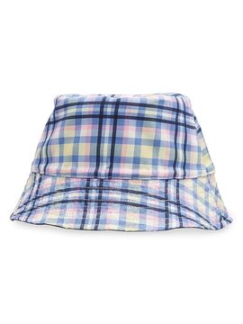 kate spade new york Women's Garden Plaid Reversible Bucket Hat