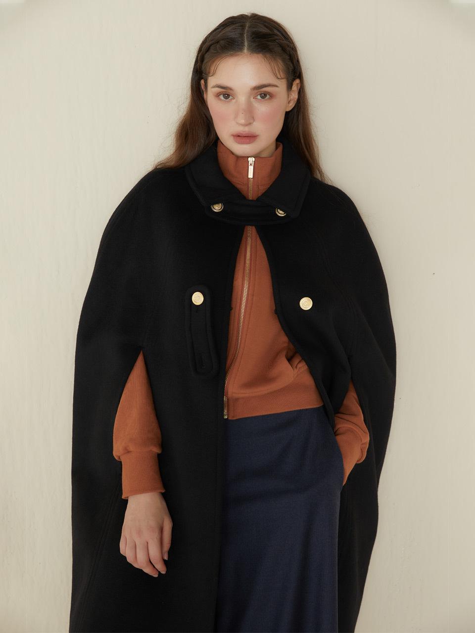 katiacho Katiacho Black Label Cashmere Manteau Luxury Coat [Black]