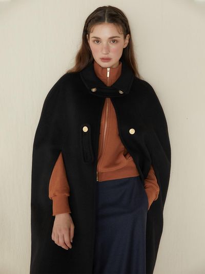 katiacho Katiacho Black Label Cashmere Manteau Luxury Coat [Black]