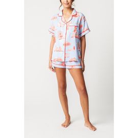 Katie Kime Katie Kime Chicago Toile Shorts Set