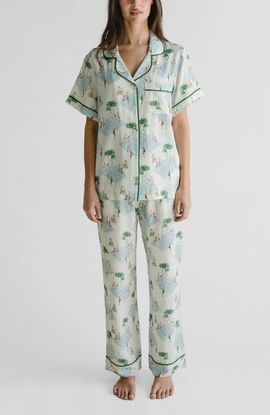 Katie Kime Katie Kime Palm Courts Pajama Pants Set