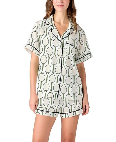Katie Kime Katie Kime Tennis Time Pajama Shorts Set