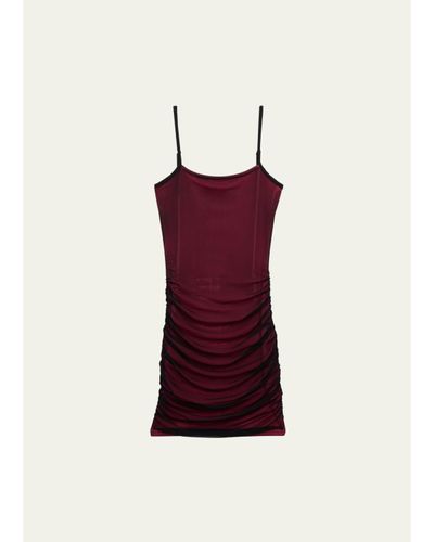 KatieJ NYC Girl's Abby Ruched Mesh Dress