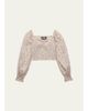 KatieJ NYC Girl's Floral-Print Smocked Top - 1