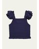 KatieJ NYC Girl's Joanna Smocked Ruffle Top - 2
