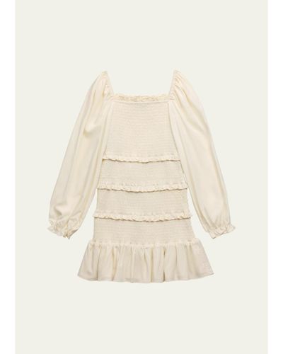 KatieJ NYC Girl's Laila Tween Tiered Smocked Dress