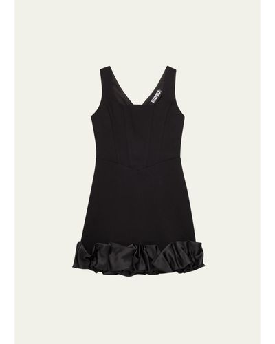 KatieJ NYC Girl's Meredeth Ruffle Hem Dress