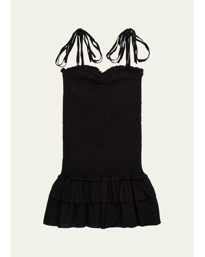 KatieJ NYC Girl's Meri Smocked Tween Dress W/ Ruffle Skirt