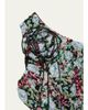 KatieJ NYC Girl's Tween Floral-Print One Shoulder Rossette Top - 3