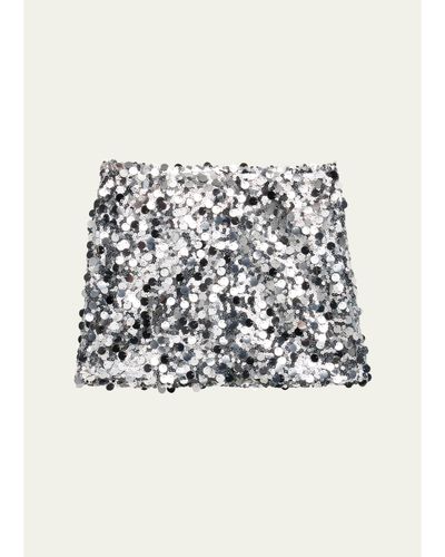 KatieJ NYC Girl's Tween Tia Sequined Mini Skirt