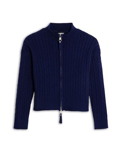 Katiejnyc KatieJnyc Girls' Bentley Oversized Zip Sweater