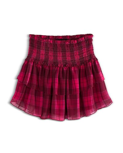 Katiejnyc KatieJnyc Girls' Bianca Tiered Ruffled Sheer Skirt Big Kid