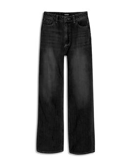 Katiejnyc KatieJnyc Girls' Brooklyn High Waisted Jeans in Light Wash
