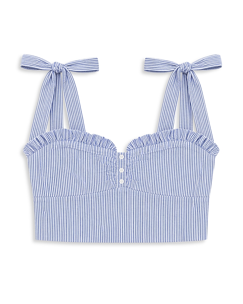 Katiejnyc KatieJnyc Girls' Mason Smocked Crop Top