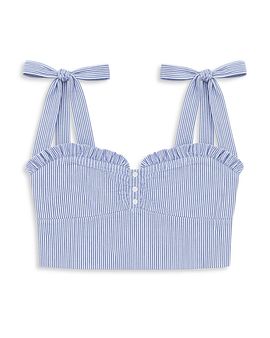Katiejnyc KatieJnyc Girls' Mason Smocked Crop Top