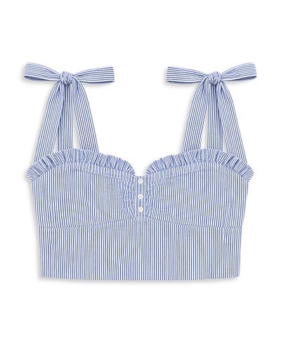 Katiejnyc KatieJnyc Girls' Mason Smocked Crop Top