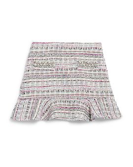 Katiejnyc KatieJnyc Girls' Sable Tweed Mini Skirt Big Kid