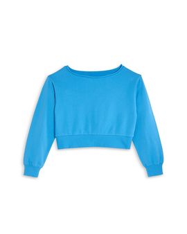 Katiejnyc KatieJnyc Girls' Tristan Off The Shoulder Crewneck Sweatshirt