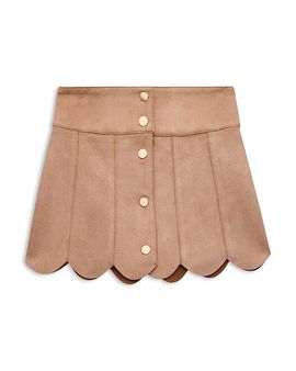 Katiejnyc KatieJnyc Girls' Tween Autumn Scalloped Hem Skirt