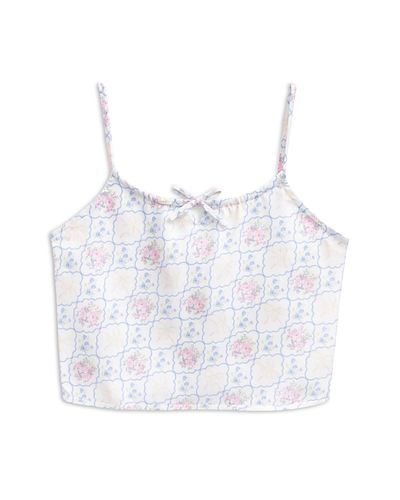 Katiejnyc KatieJnyc Girls' Tween Cassia Satin Top