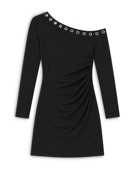 Katiejnyc KatieJnyc Girls' Tween Claudette One Shoulder Dress