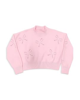 Katiejnyc KatieJnyc Girls' Tween Erin Bows Sweater