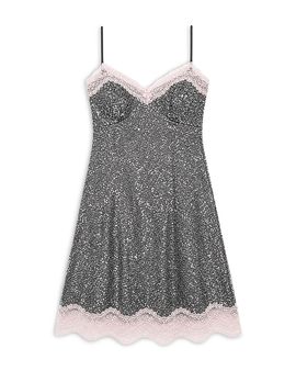 Katiejnyc KatieJnyc Girls' Tween Irena Sequin & Lace Dress