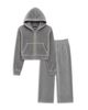 Katiejnyc KatieJnyc Girls' Tween Jade Velour Zip Up Hoodie - 3