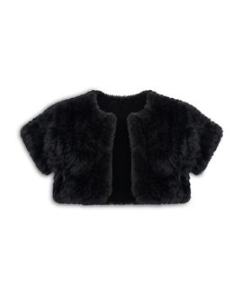 Katiejnyc KatieJnyc Girls' Tween Juno Faux Fur Bolero