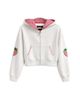Katiejnyc KatieJnyc Girls' Tween Leah Appliques Crop Zip Hoodie - 1